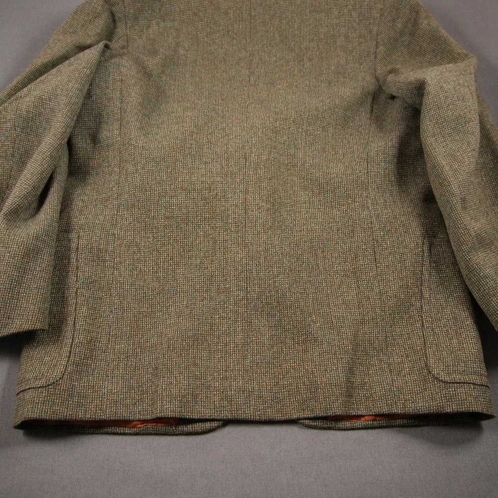 Scotland Yarrowvale Vintage Pure Wool Tweed Two Button Men Blazer 40R College